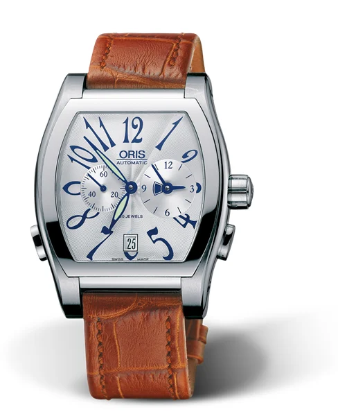 Oris Tonneau Worldtimer 01 690 7540 4061-07 5 20 42FC kol saati