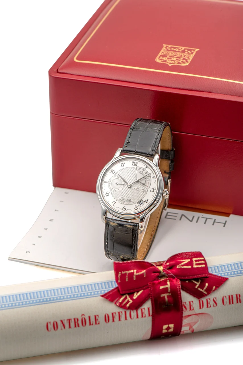 Zenith ZENITH, REF. 39.0240.655, ELITE HW CHRONOMETRE, PLATINUM kol saati