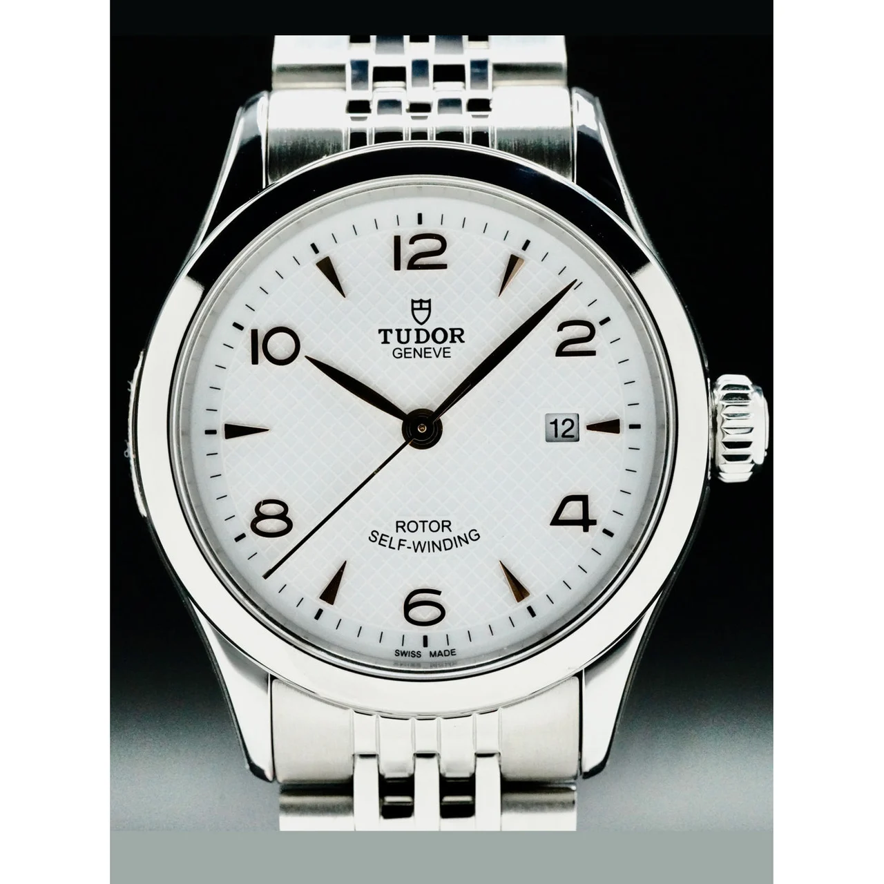 Tudor Steel Case White Dial 210000058462 28 mm kol saati