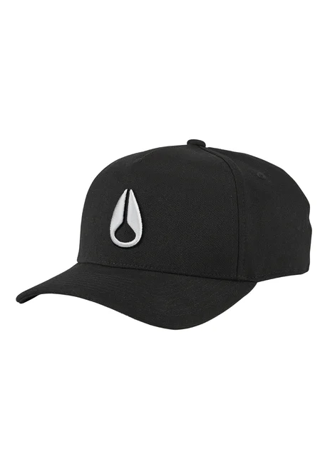 Nixon US Deep Down Athletic Snapback - Black / White C3154-005-00 kol saati