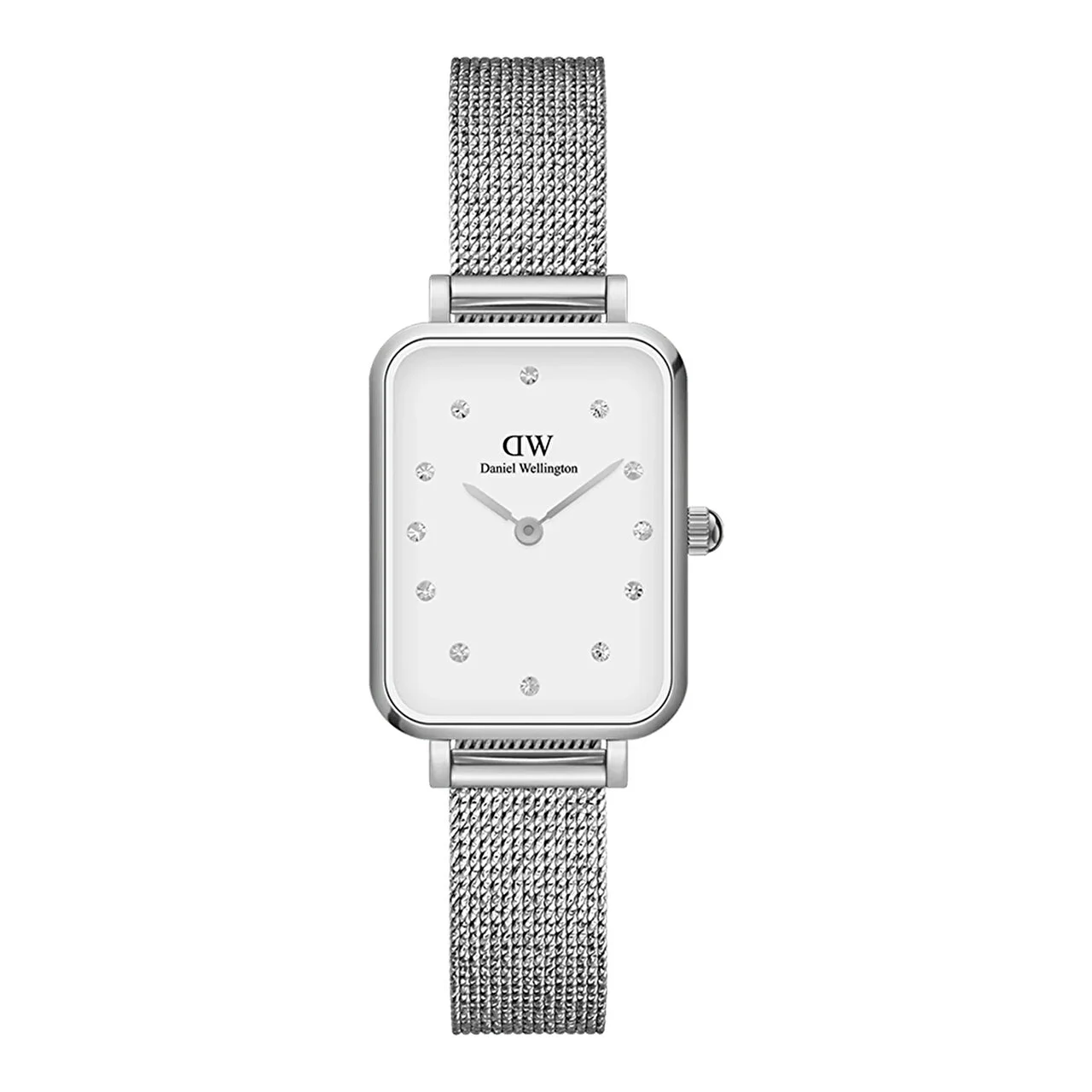 DANIEL WELLINGTON Quadro Lumine Pressed Sterling DW00600597 20 mm kol saati