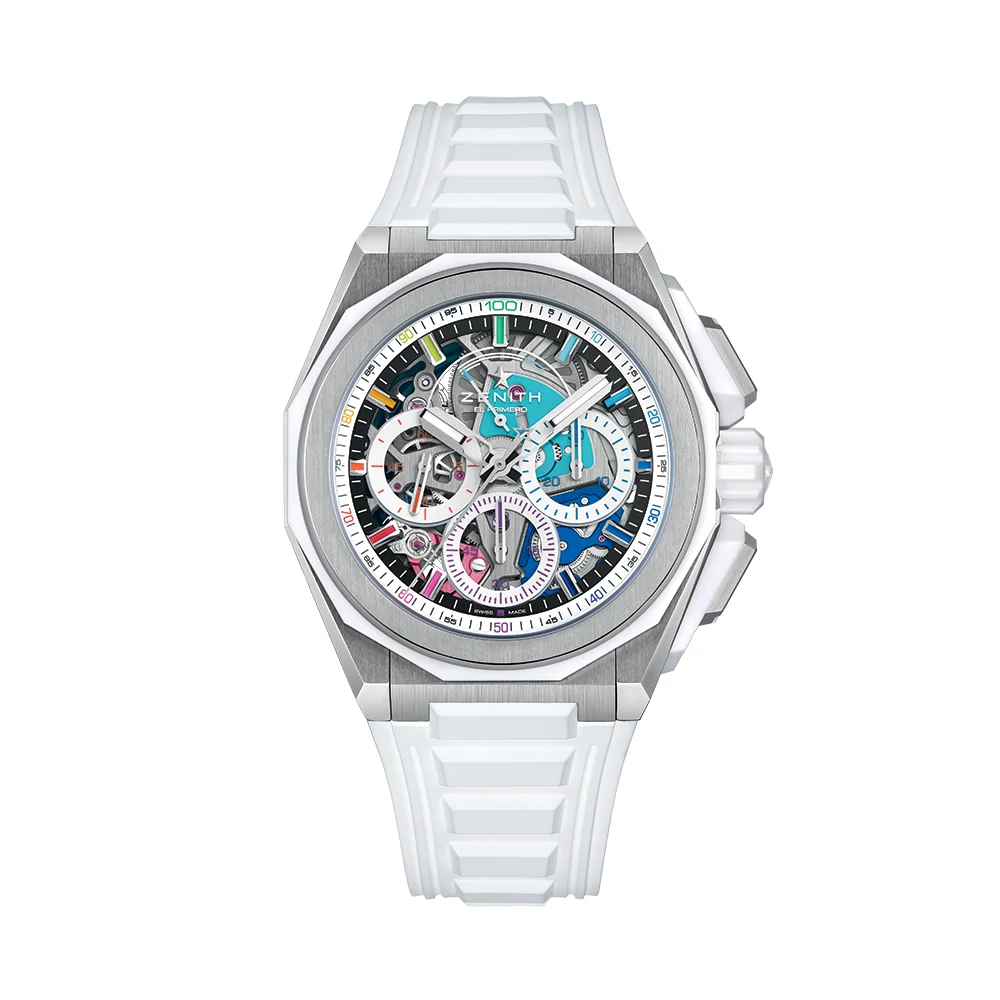 Zenith Defy Extreme Chroma Limited Edition 45mm - White on Rubber Strap 95.9114.9004/69.I203 45 mm kol saati