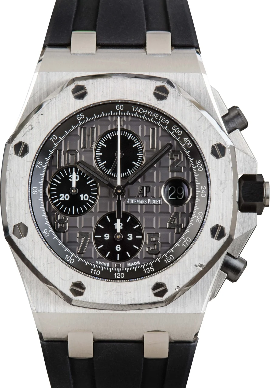 Audemars Piguet Royal Oak Offshore Grey Arabic Dial 26470ST.OO.A104CR.01 42 mm kol saati