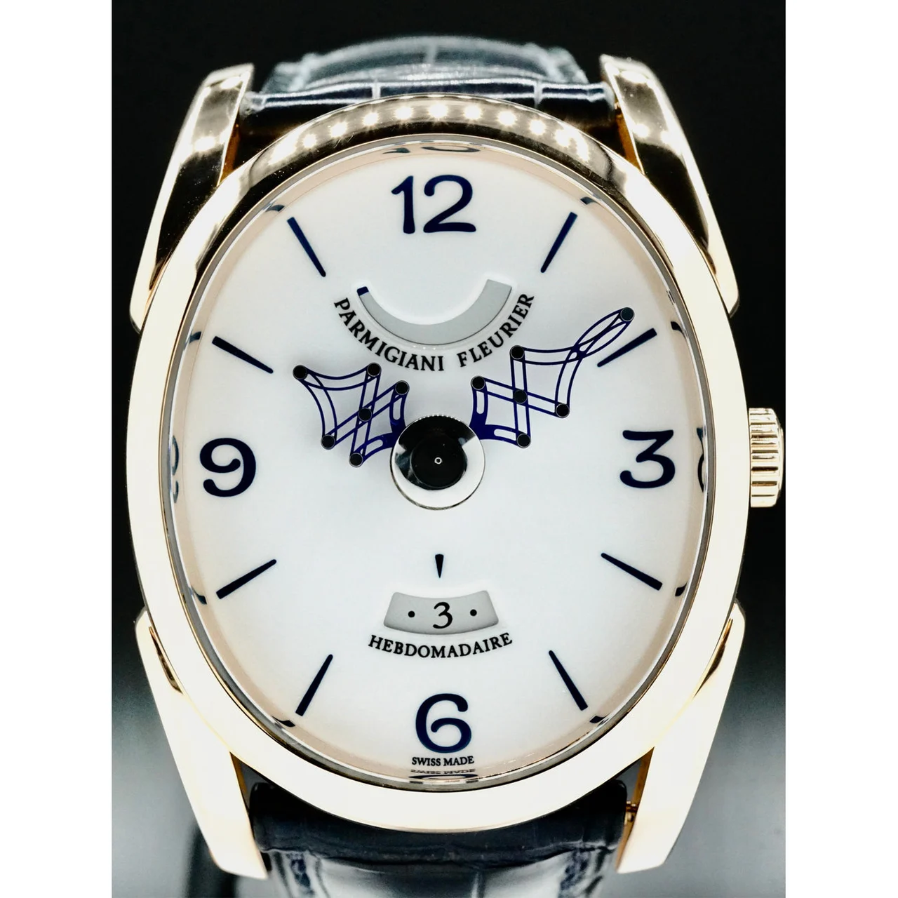 Parmigiani Fleurier Hebdomadaire Pantographe 210000041887 37 mm kol saati