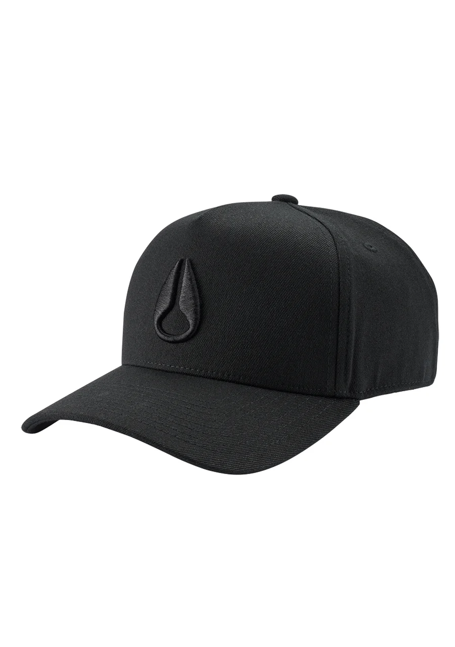 Nixon US Deep Down Athletic Snapback - All Black / Black C3154-1147-00 kol saati