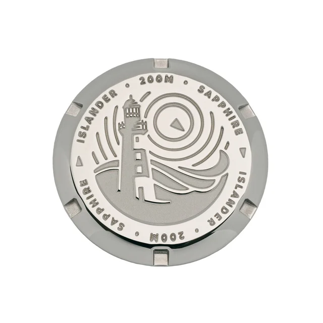 Islander Embossed Caseback for 38mm Dive Watches #BK-03 kol saati