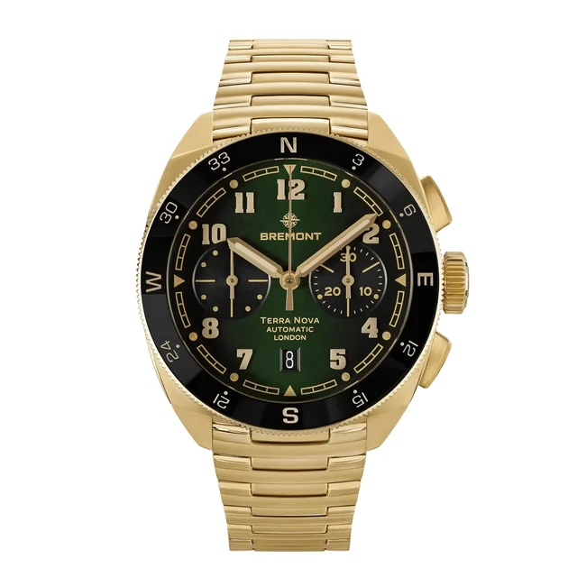 Bremont Terra Nova TN42-CHR-BZ-GN-B kol saati