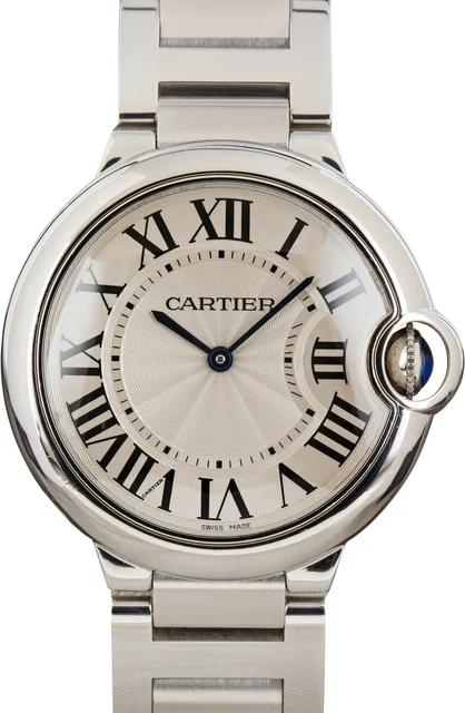 Cartier Ballon Bleu de Ref W69011Z4 Stainless Steel kol saati