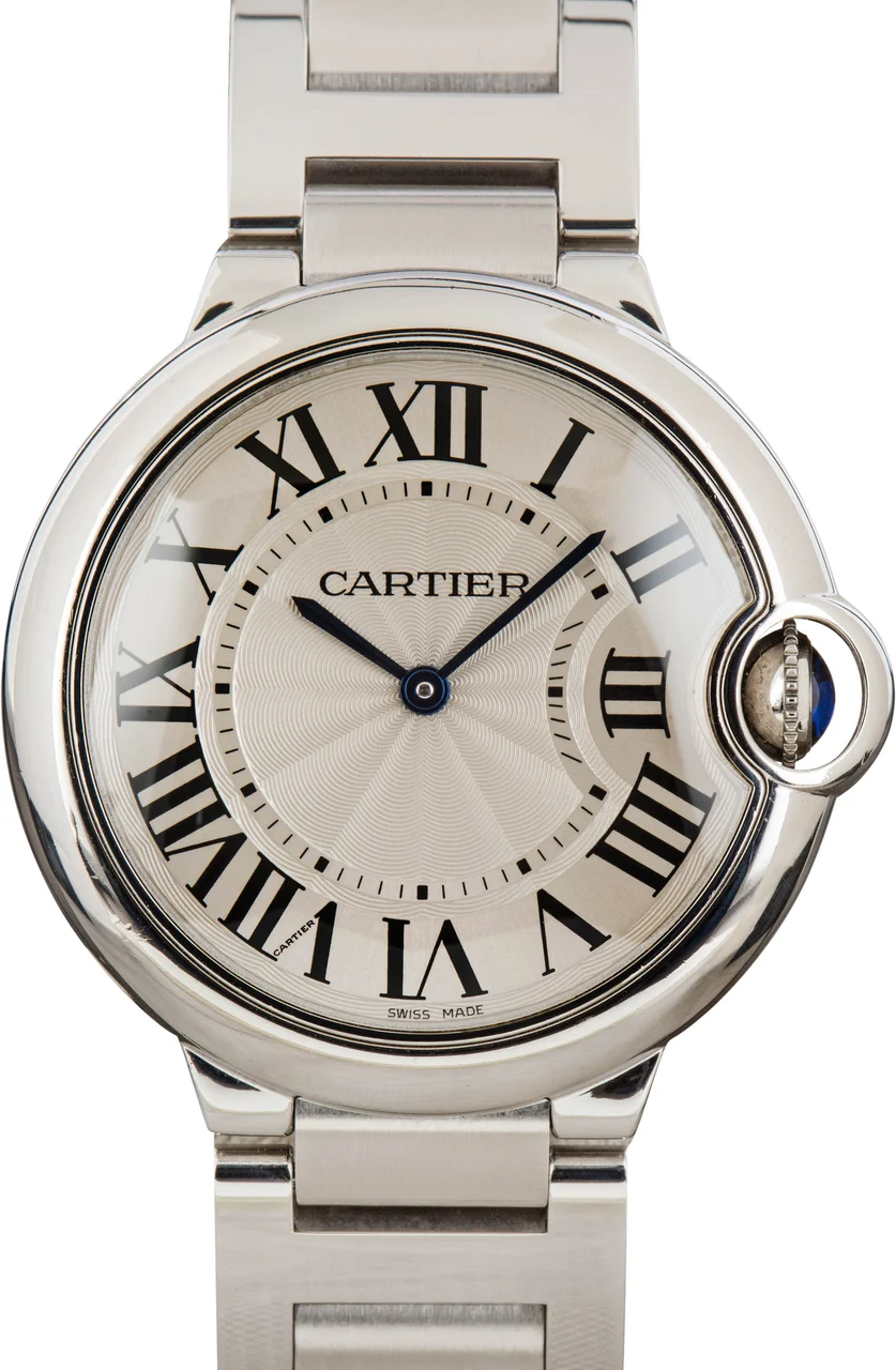 Cartier Ballon Bleu de Ref W69011Z4 Stainless Steel kol saati