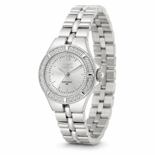Invicta Wildflower Swiss Ronda 763 Caliber Watch - 21.5mm, Steel (0135) kol saati