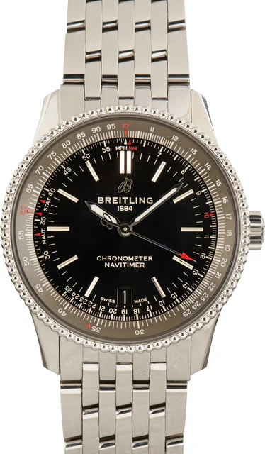 Breitling Navitimer Automatic 38 Black Dial A17325241B1A1 kol saati