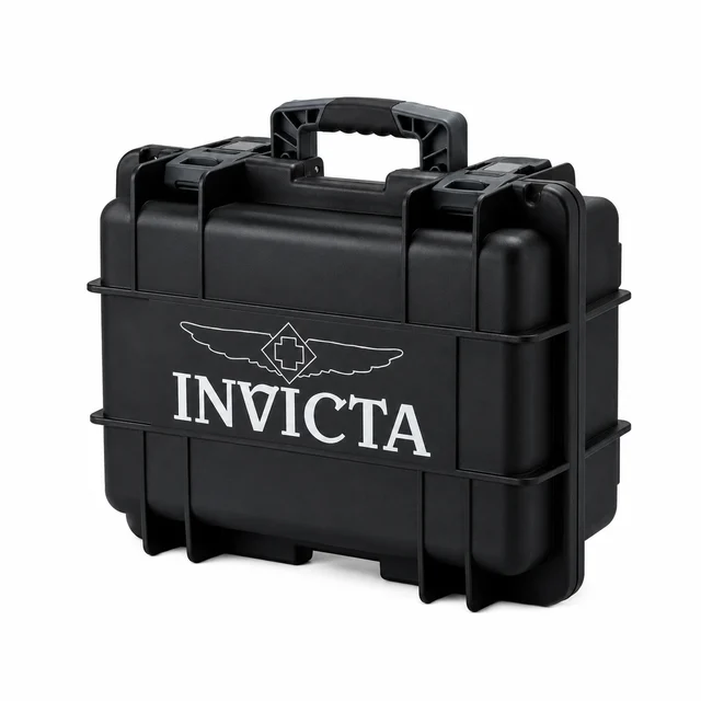 Invicta Dive Case - 8 Slot Black signed by Eyal (DC8BLK-SIGNED) kol saati