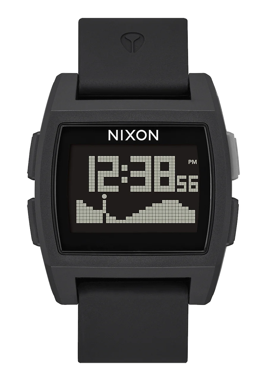 Nixon US Base Tide - All Black A1104-001-00 kol saati