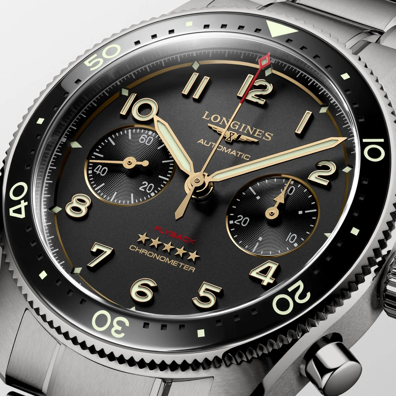 Longines Spirit Flyback Titanium L3.821.1.53.6 42 mm kol saati