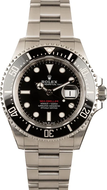 Rolex Sea-Dweller 126600 Red Lettering Model 126600BKSO kol saati
