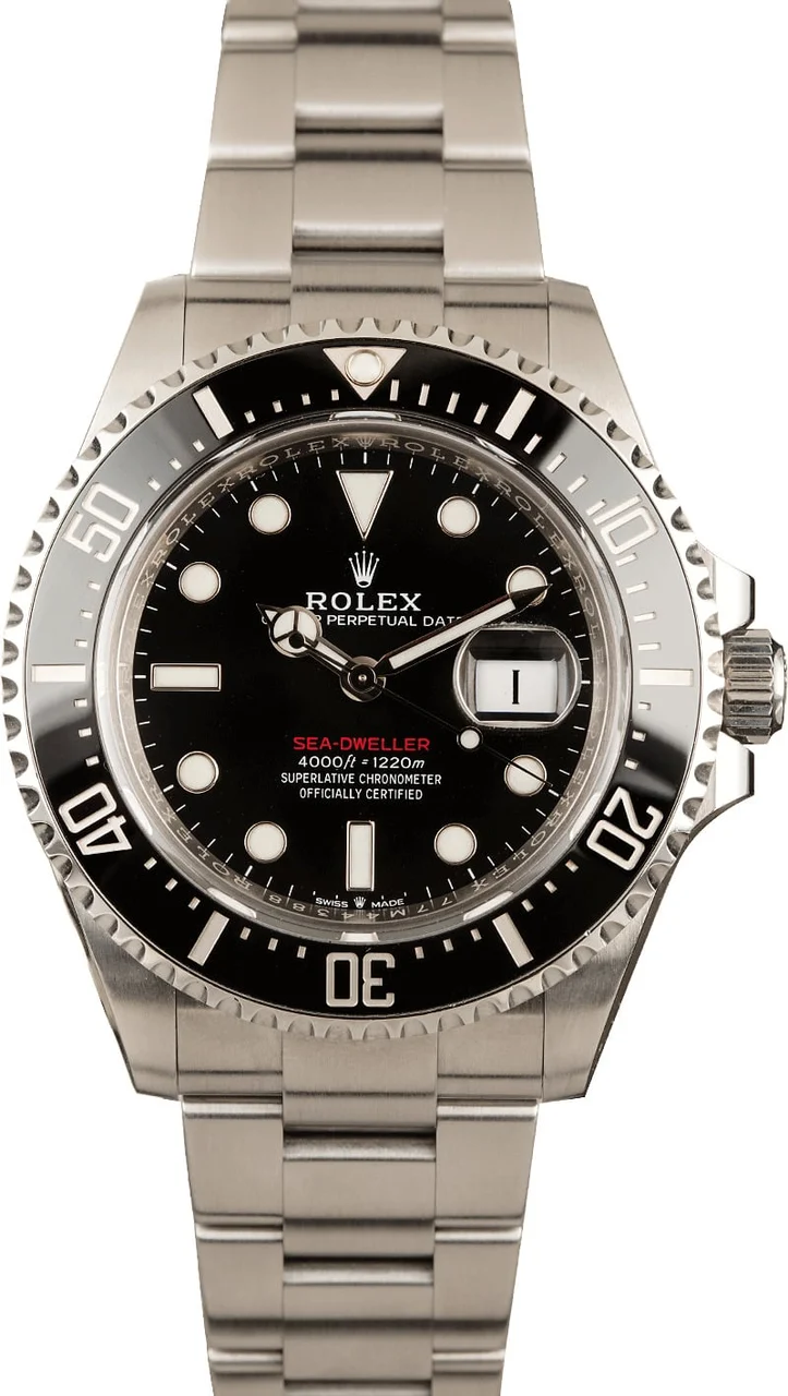 Rolex Sea-Dweller 126600 Red Lettering Model 126600BKSO 43 mm kol saati