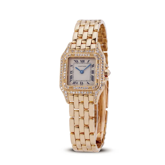 Cartier CARTIER, REF. 88370447, PANTHÈRE DE CARTIER, DIAMOND, 18K YELLOW GOLD kol saati
