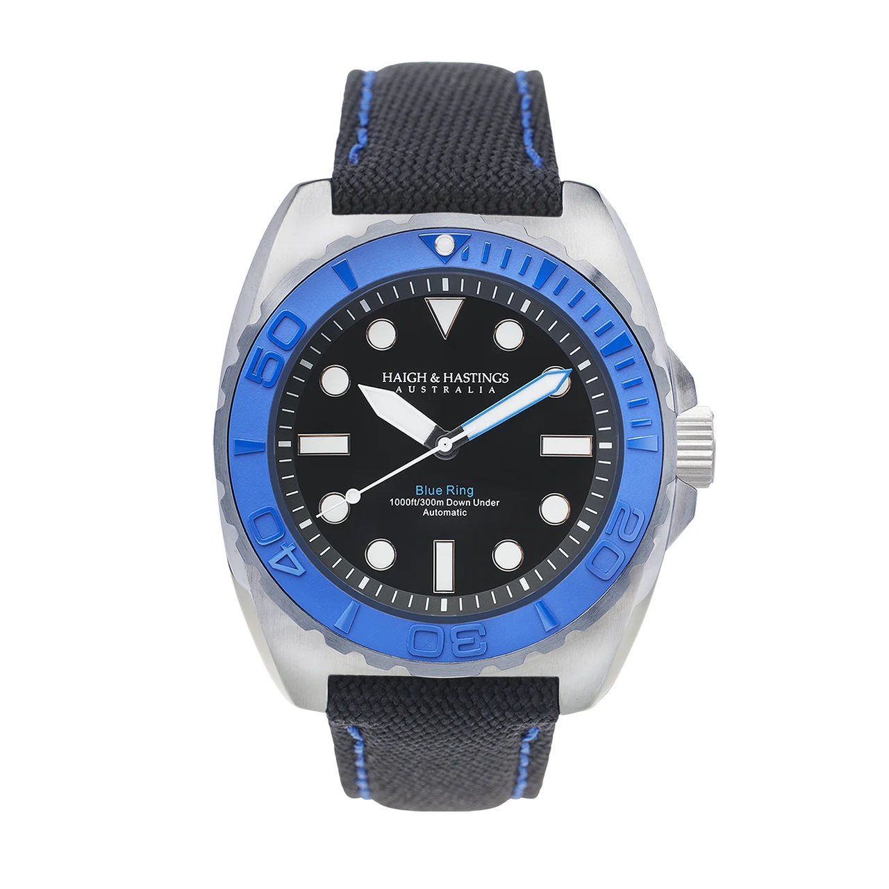 Haigh & Hastings M2BLURNG 44 mm kol saati