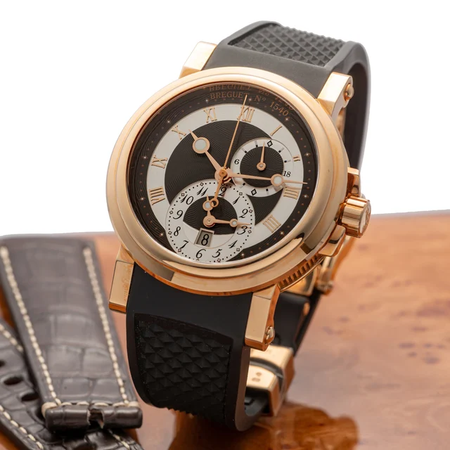 Breguet BREGUET, REF. 5857, MARINE GMT, PINK GOLD kol saati