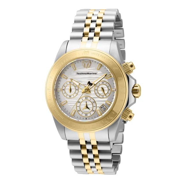 Invicta TechnoMarine Manta Ray Watch - 38mm, Steel, Gold (TM-219027) kol saati