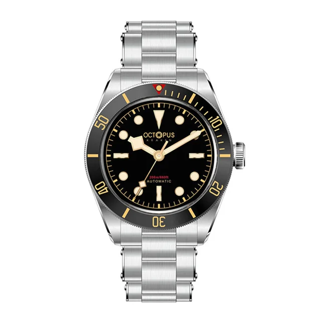 Octopus Kraken Octopus 39mm BB58 Automatic Watch Rivet Bracelet kol saati