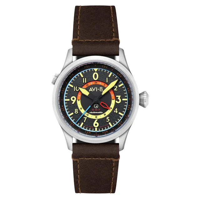 AVI-8 Islander Limited Edition Flyboy Wingman Worldtimer GMT #AV-4120-06 kol saati