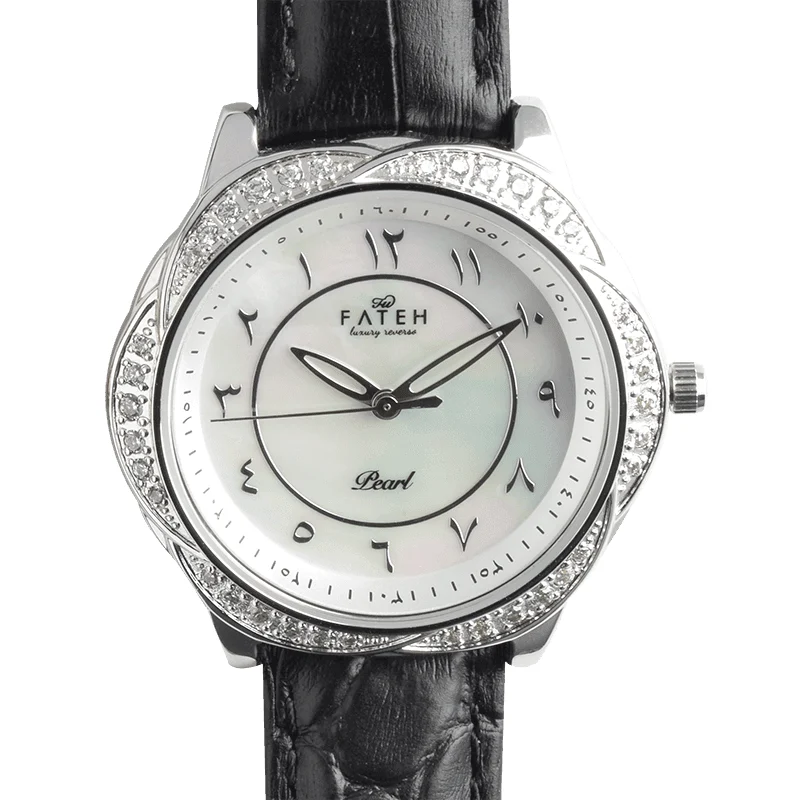 Fatehwatches Pearl Silver 38 mm kol saati