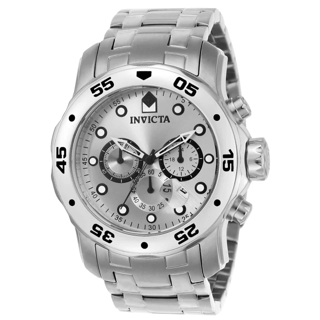 Invicta Pro Diver SCUBA Watch - 48mm. Steel (0071) kol saati