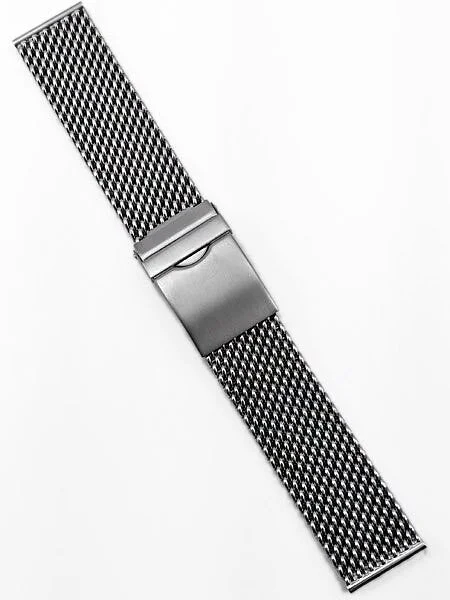 Vollmer Brushed Finish Stainless Steel Mesh Bracelet #17002H4 (22mm) kol saati