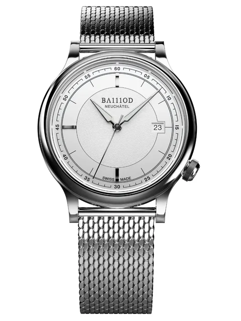 Ba111od Chapter 8 Chapter 8.2 - White - Milanese Mesh Bracelet kol saati