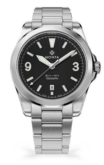 Monta Watch Monta Triumph, Black Dial 166BK00SP kol saati