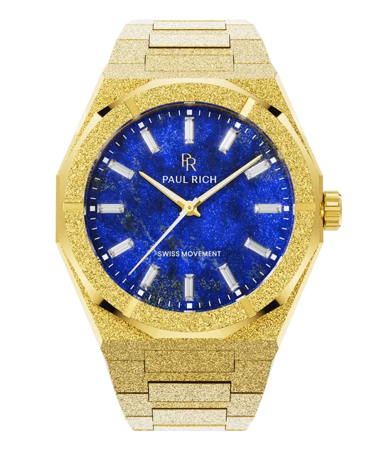 Paul Rich Frosted Star Dust II LapisPR99II - Gold Quartz kol saati