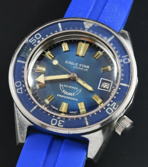 Squale Eagle Star Professional Dive Watch 41 mm kol saati
