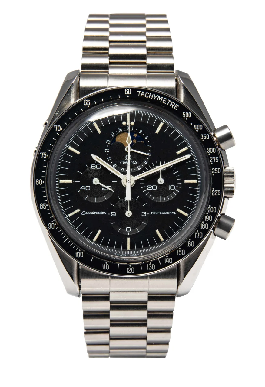 OMEGA OMEGA, REF. 345.0809, SPEEDYMOON, STEEL kol saati