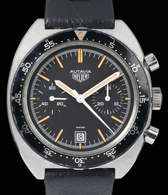 Tag Heuer Autavia HEU-AUT-IDF-73463-UNPOLISHED-42MM-1970s kol saati