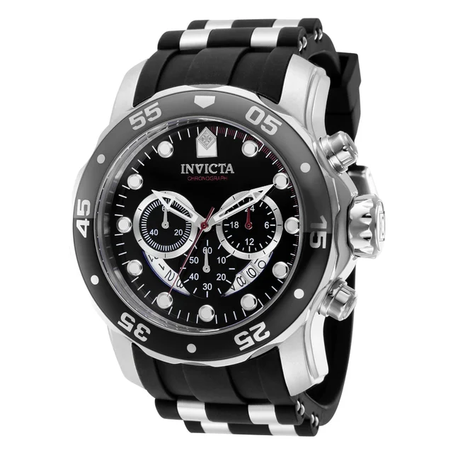 Invicta Open Box Pro Diver SCUBA Watch - 48mm. Black, Steel (AIC-37230) kol saati