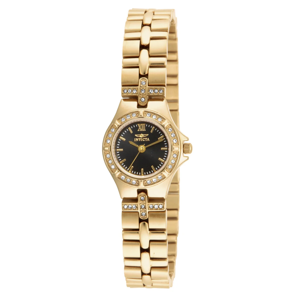 Invicta Wildflower Ferryn Swiss Ronda 763 Caliber Watch - 21.5mm, Gold (17065) kol saati