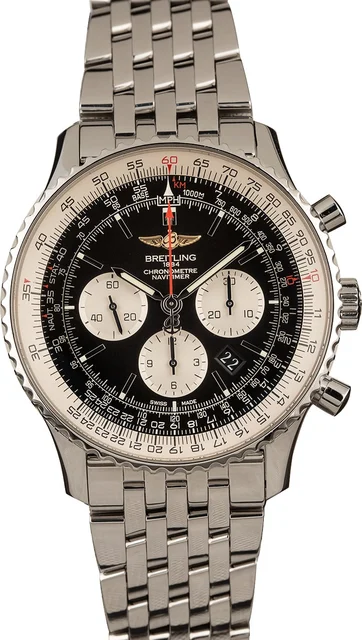 Breitling Navitimer 01 Black Dial AB012721/BD09 kol saati
