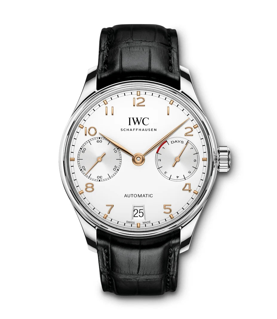 IWC Portugieser Ref IW500104 Silver Dial IW500704 kol saati