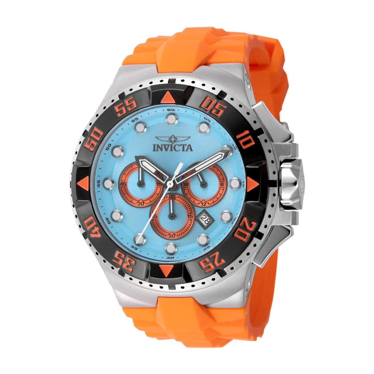 Invicta Excursion Kodar Watch - 50mm. Orange (48535) 50 mm kol saati