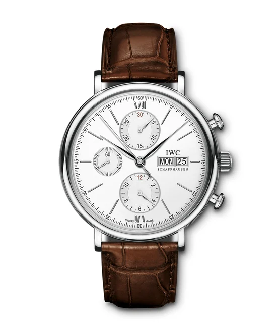 IWC Portofino Chronograph IW391027 Silver Dial kol saati