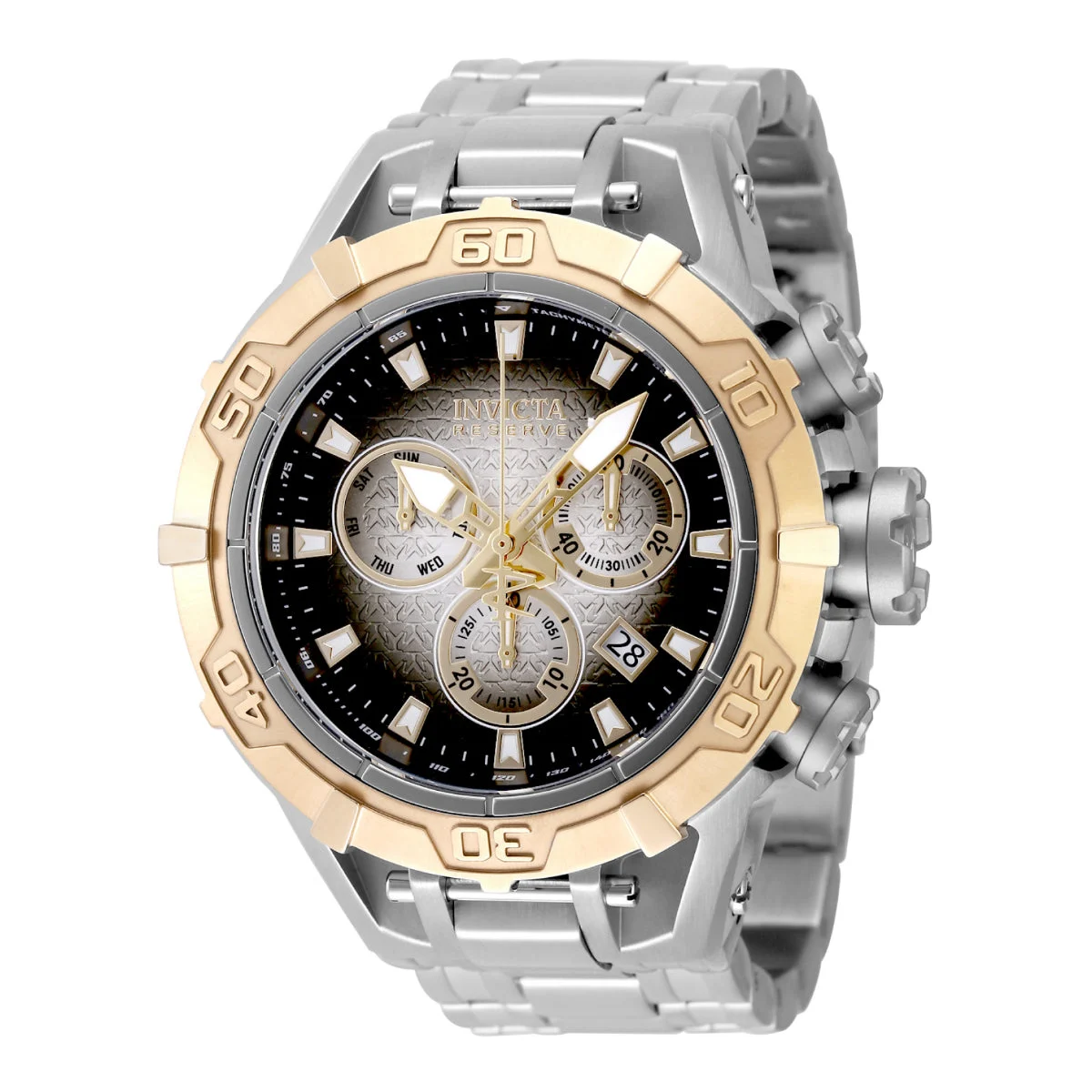 Invicta Reserve Swiss Ronda Z60 Caliber Watch - 54mm, Steel (47851) kol saati