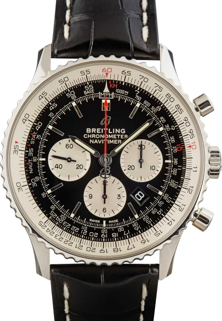 Breitling Navitimer 01 Black Dial AB0127211B1A1 kol saati