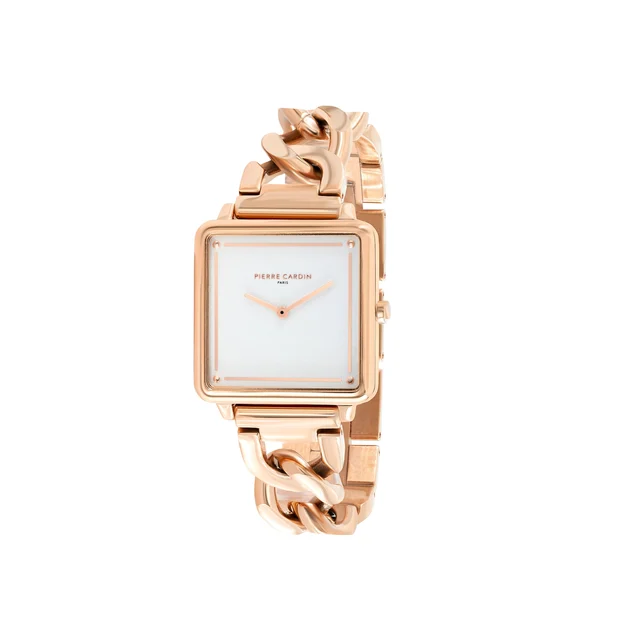 VENDÔME Rose Gold Watch with Chain Metal Strap CSQ.7007 kol saati