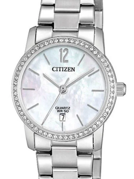 Citizen Dress Watch with with Mother of Pearl Dial #EU6030-81D 26.5 mm kol saati