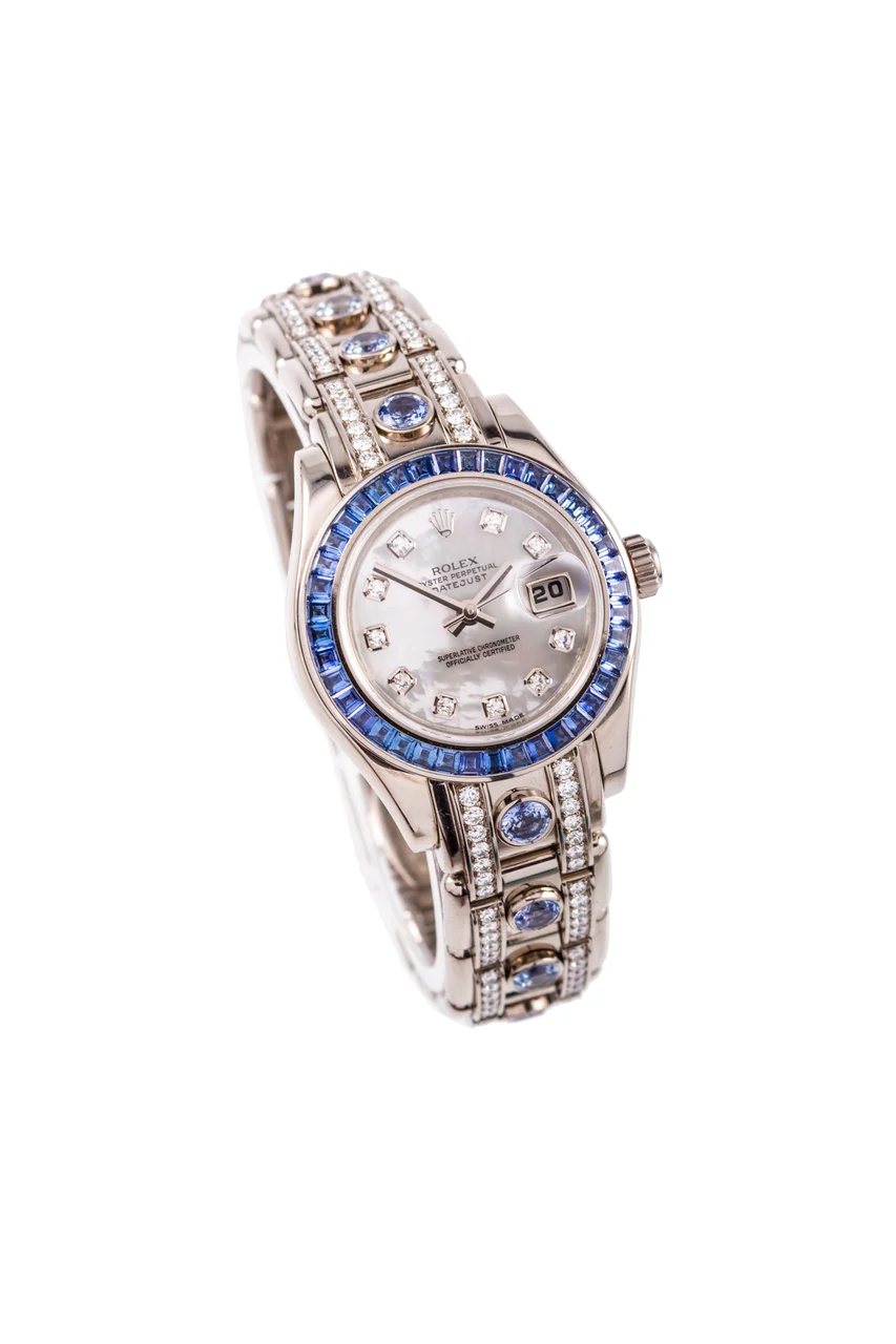 Rolex Datejust, "octopus" Sapphires And 80309 29 mm kol saati