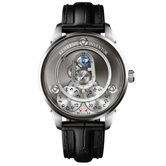 Behrens Apolar Grey Dial BHR020GRY01 kol saati