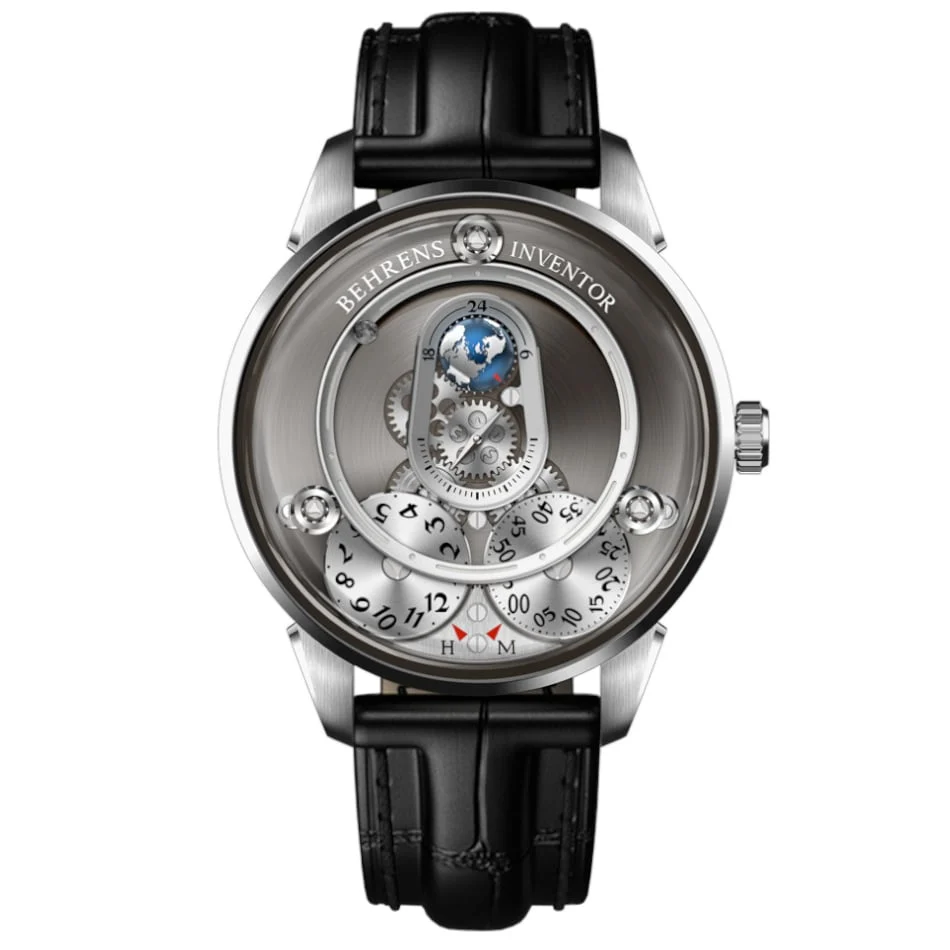 Behrens Apolar Grey Dial BHR020GRY01 kol saati