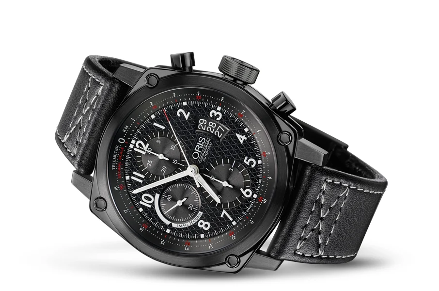 Oris Chronograph 01 674 7633 4764-07 5 24 58BFC 45 mm kol saati