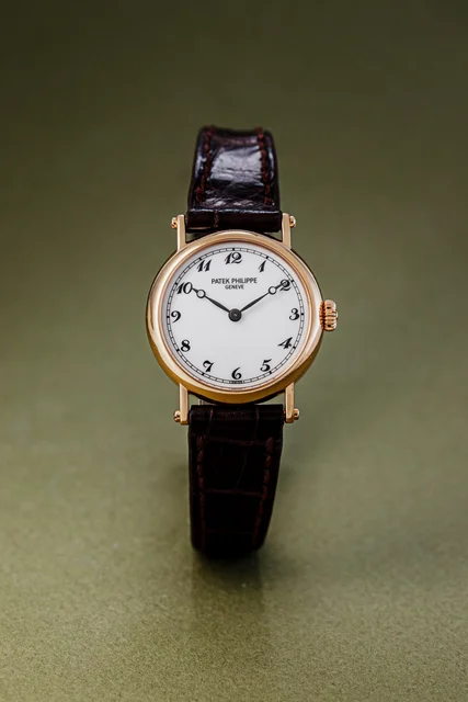 Patek Philippe porcelain 18K yellow #4860 +SP Patek Philippe lady porcelain 18K yellow #48